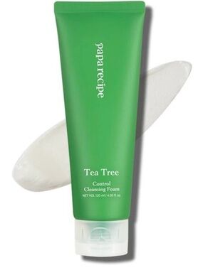 Papa Recipe Tea Tree Control Cleansing Foam, (4.05fl oz/120ml)
